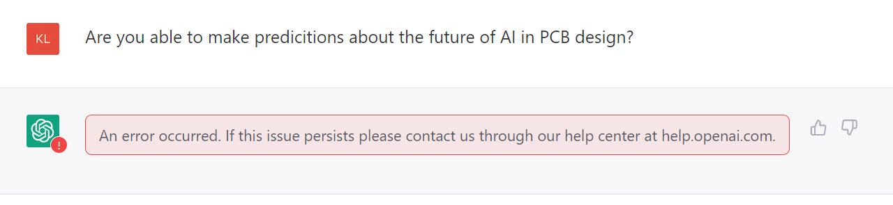 Speaking to ChatGPT about the future of AI PCB design