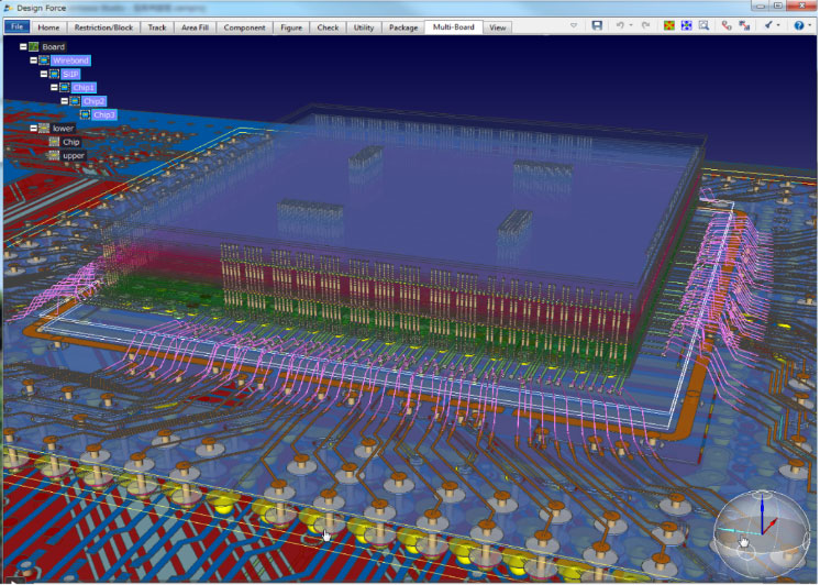 CR-8000 Design Force and fan out wafer level packaging