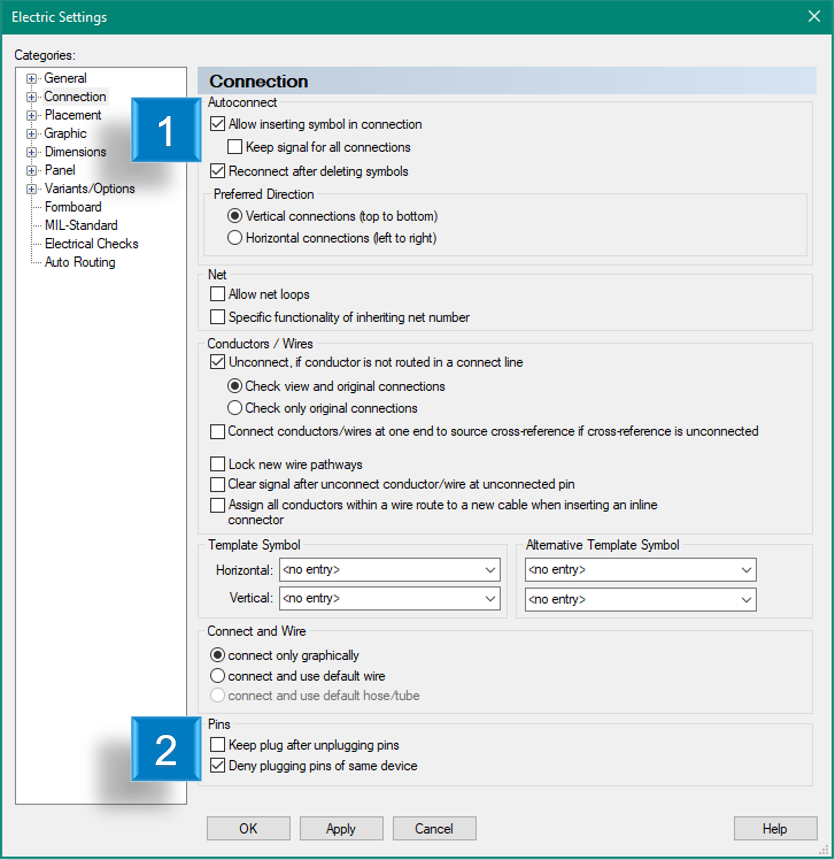 Setting up E3.series - configuring your settings