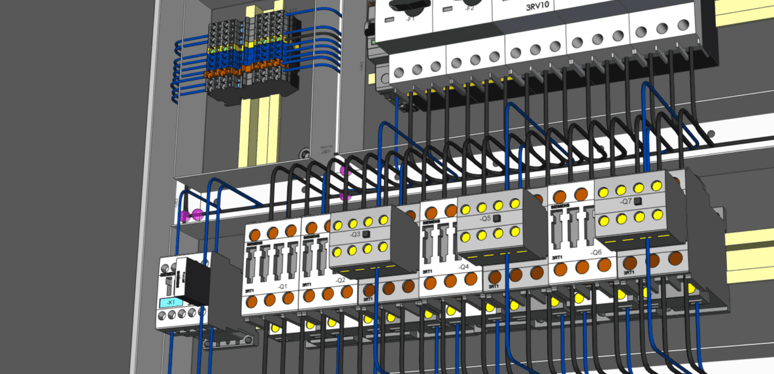 E3.series 2022 provides enhanced 3D visualization with options for localized 3D views and complete project 3D views