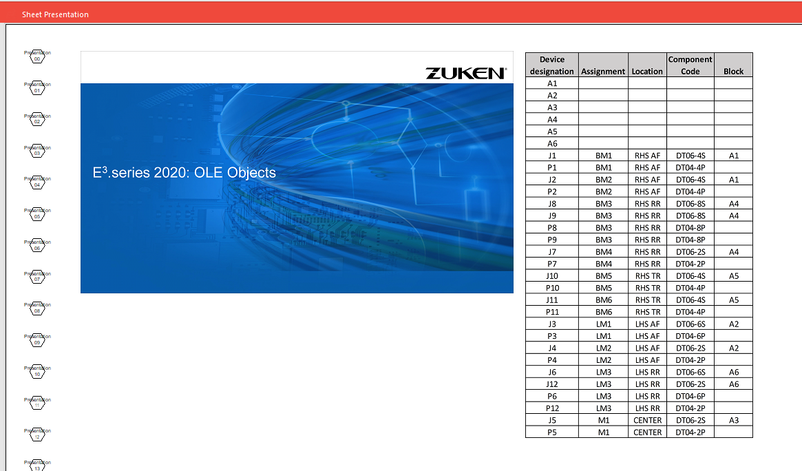Embed smart OLE objects