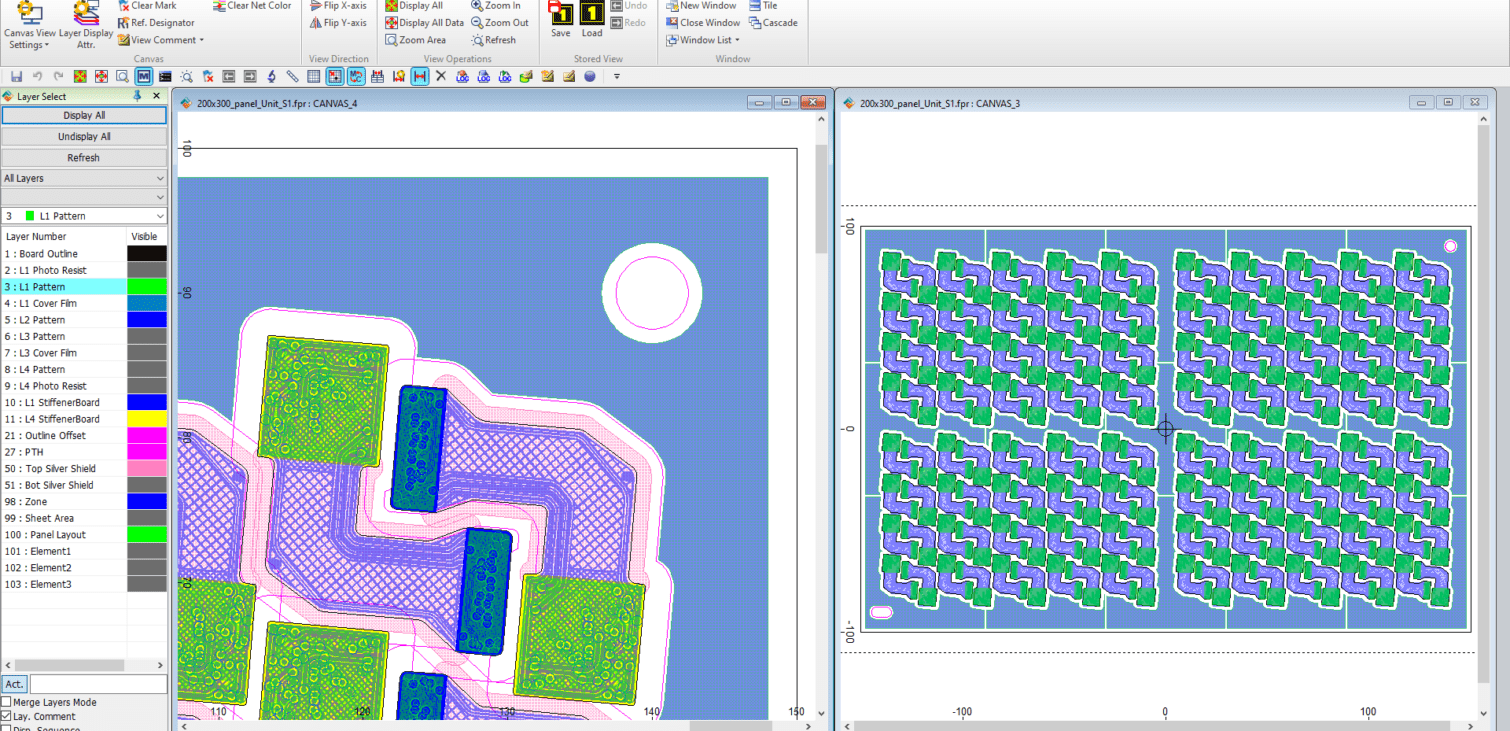 diagram showing an overview of flex PCB simulation in CR-8000
